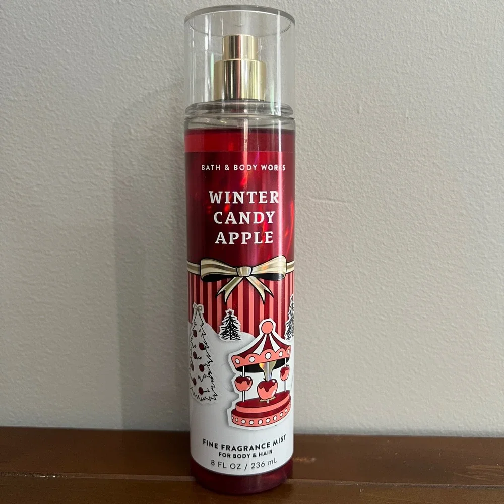 Bath & Body Works Winter Candy Apple Fine Fragrance Mist 8 oz Body & Hair Spray